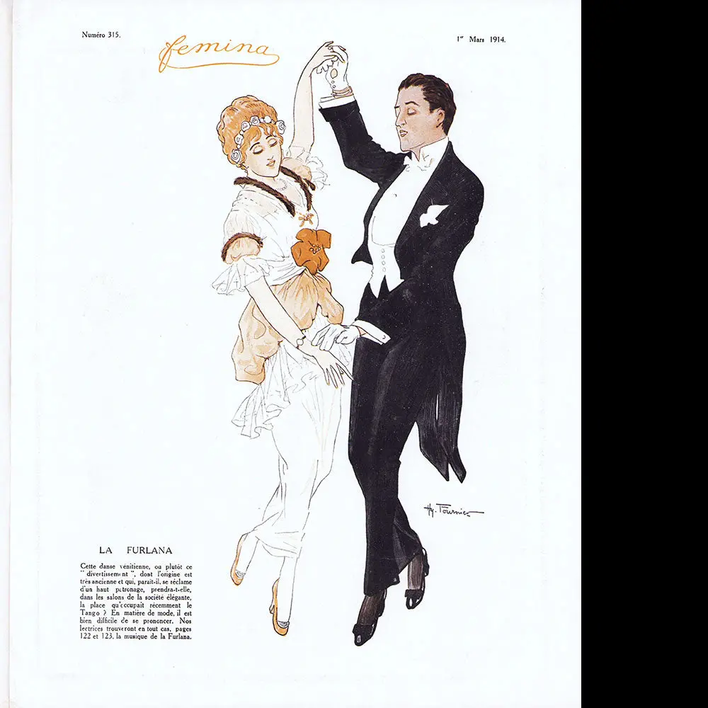 Fémina, 1Er Mars 1914, Couverture De Sauer 2