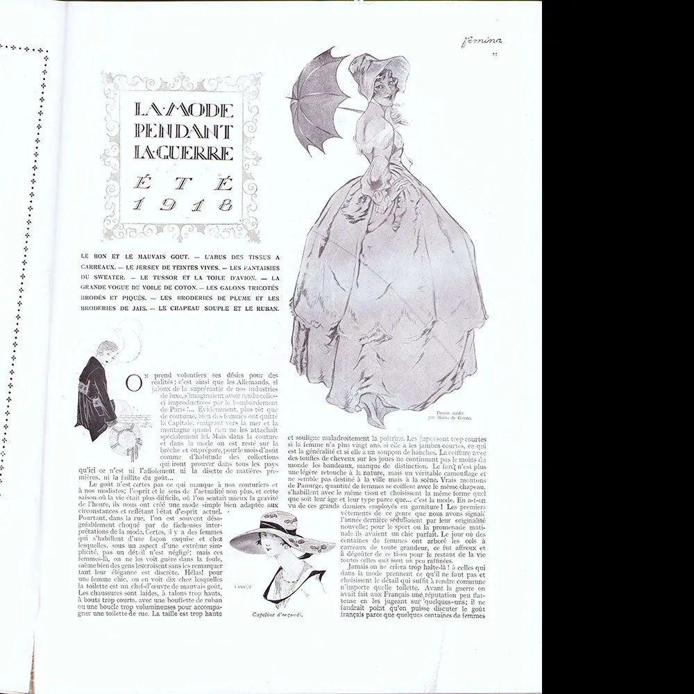Fémina (Juin 1918), Numéro Trimestriel De Guerre 2