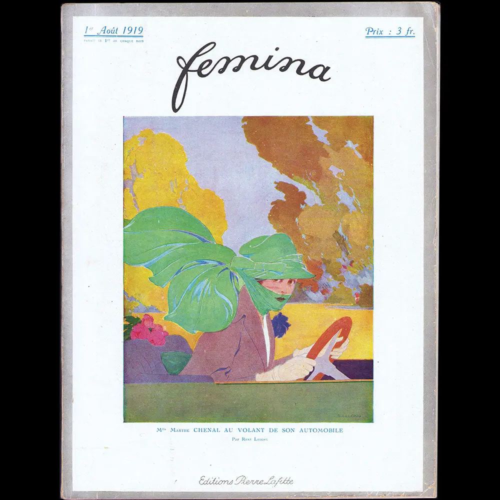 Fémina (Août 1919), Couverture De René Lelong 1