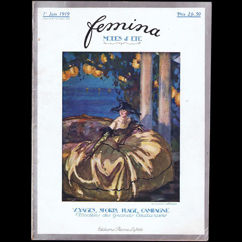Fémina (Juin 1919), Couverture De Jean-Gabriel Domergue 1