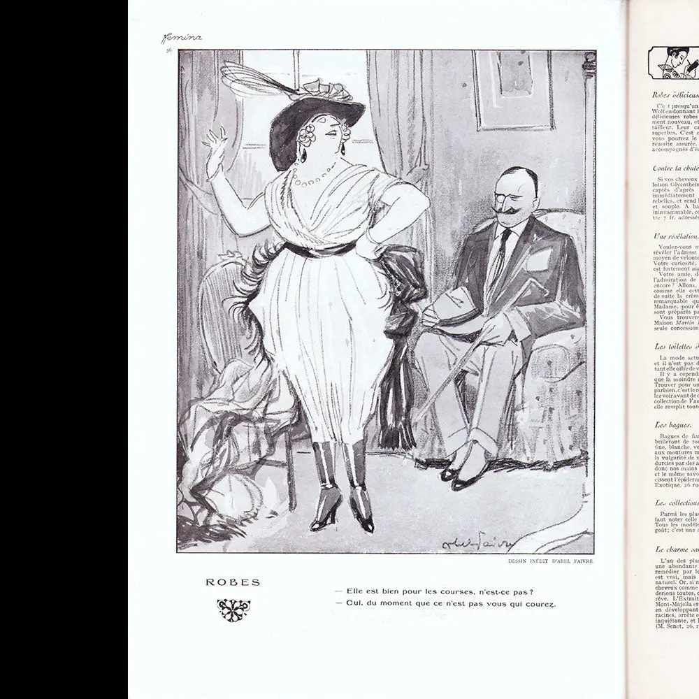 Fémina (Octobre 1919), Couverture De Jean-Gabriel Domergue 2