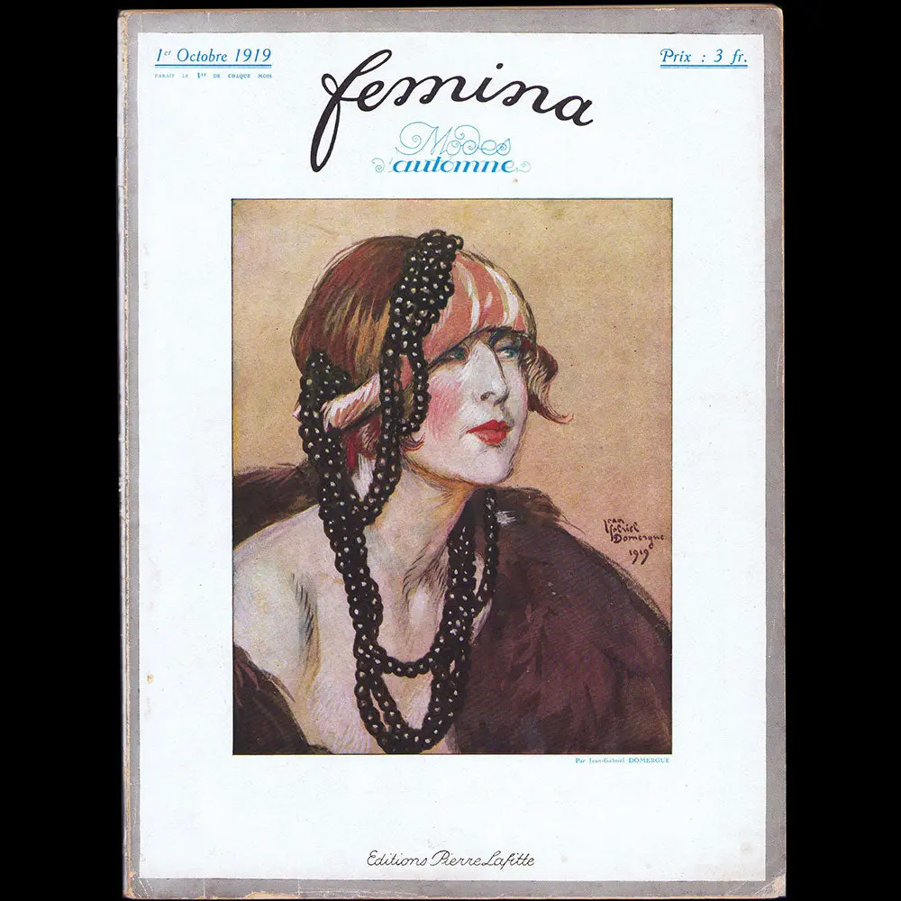 Fémina (Octobre 1919), Couverture De Jean-Gabriel Domergue 1