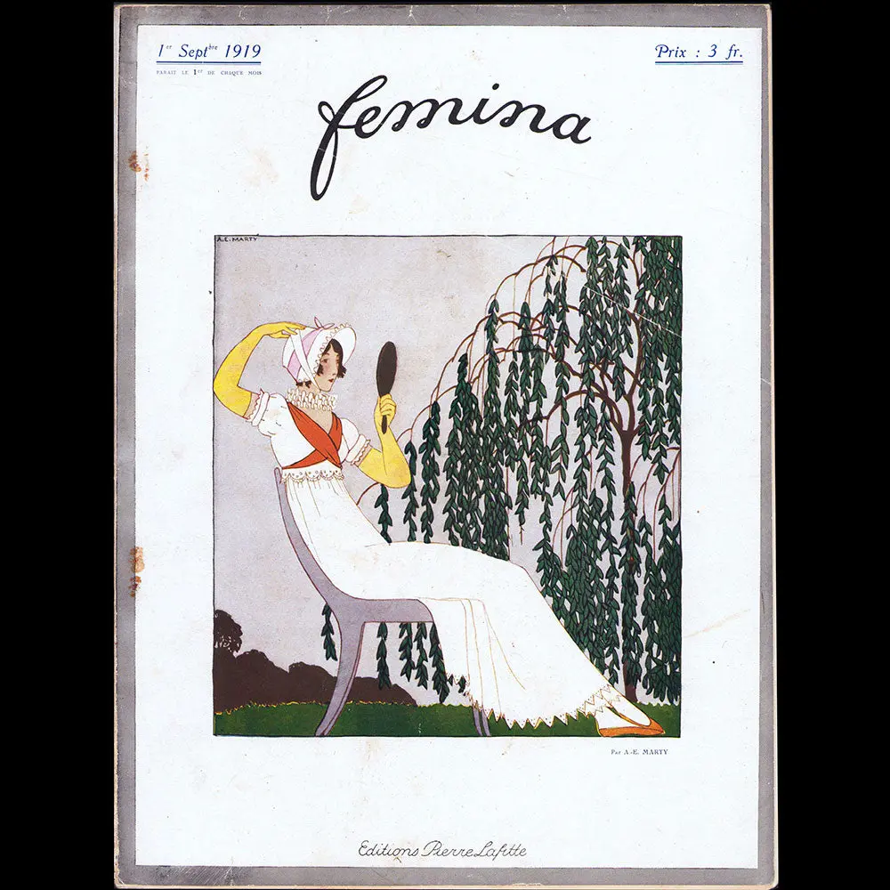 Fémina (Septembre 1919) , Couverture D'andré Edouard Marty 1