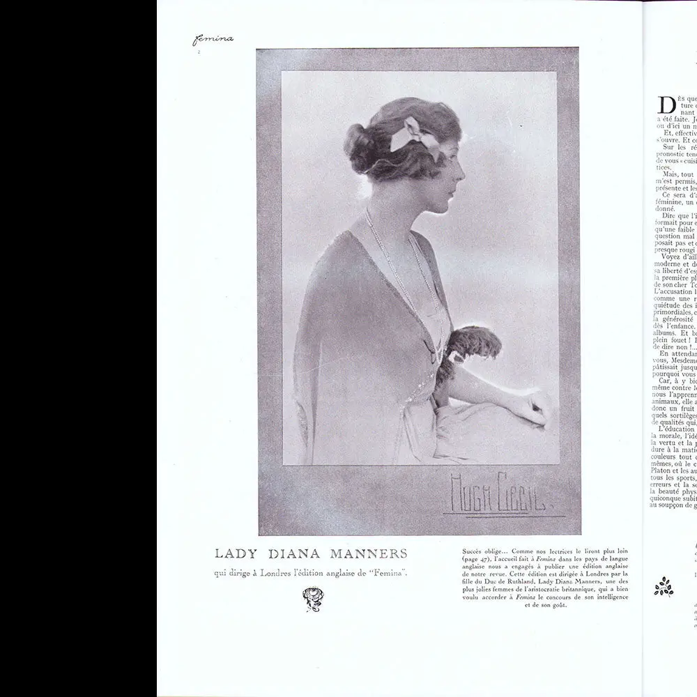 Fémina (Août 1920), Couverture De Bénito 2