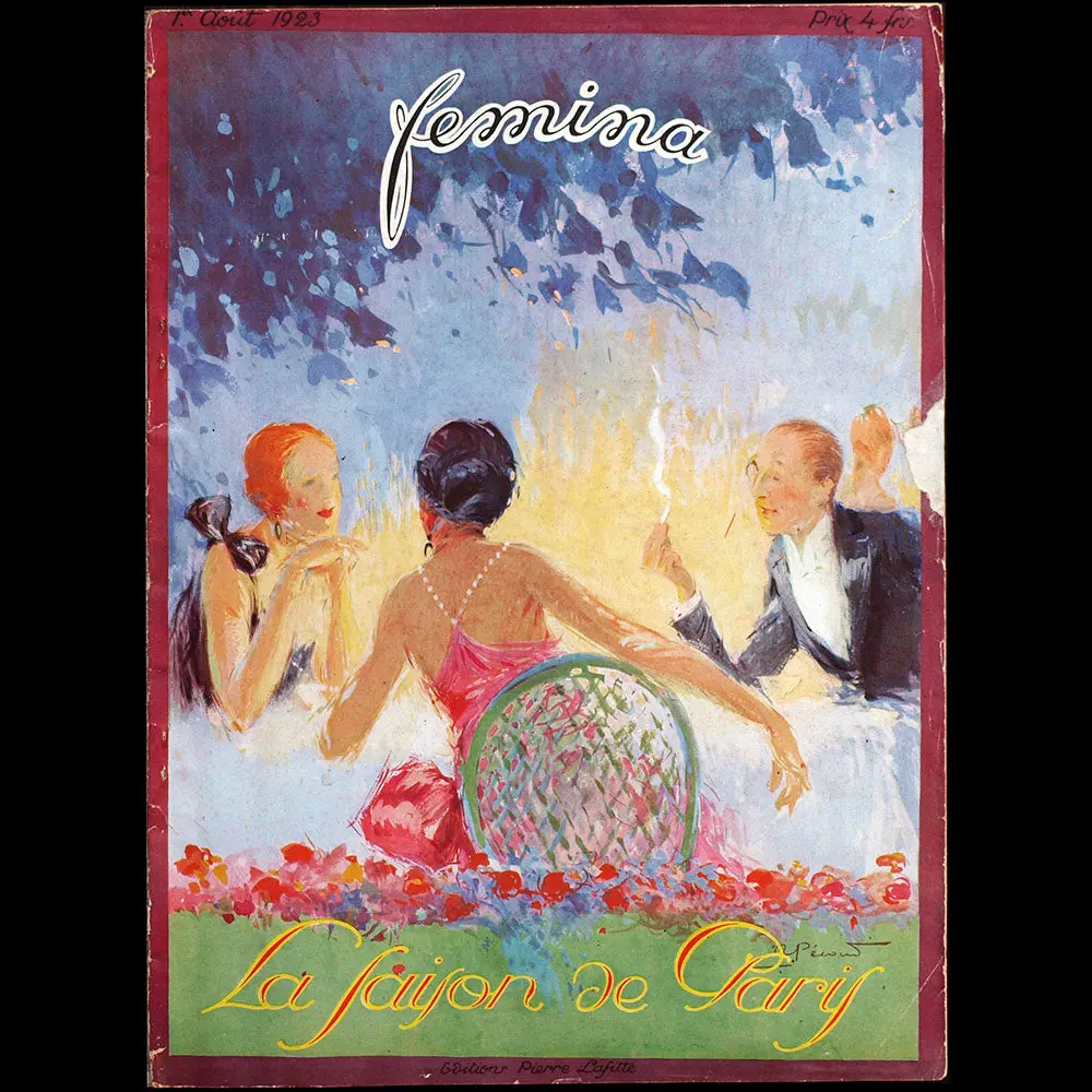 Fémina (Août 1923), Couverture D'andré Pécoud 1