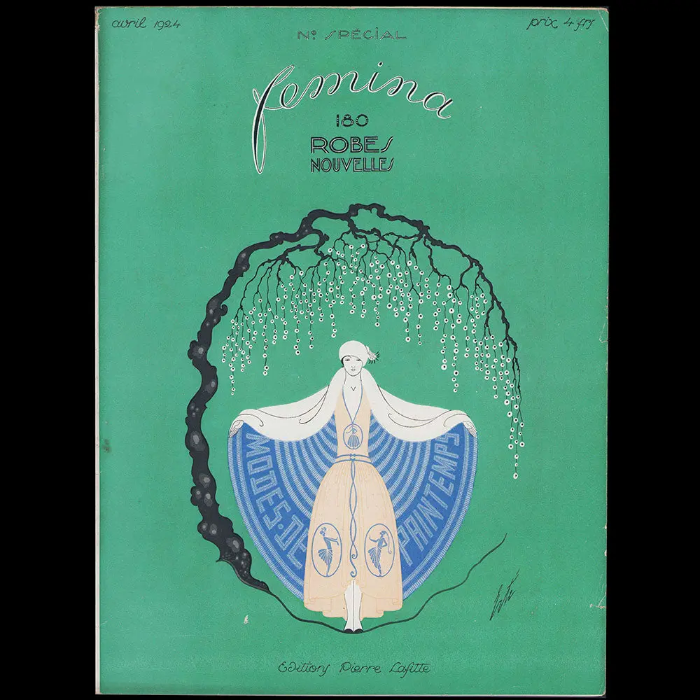 Fémina, Avril 1924, Couverture D'erté 1