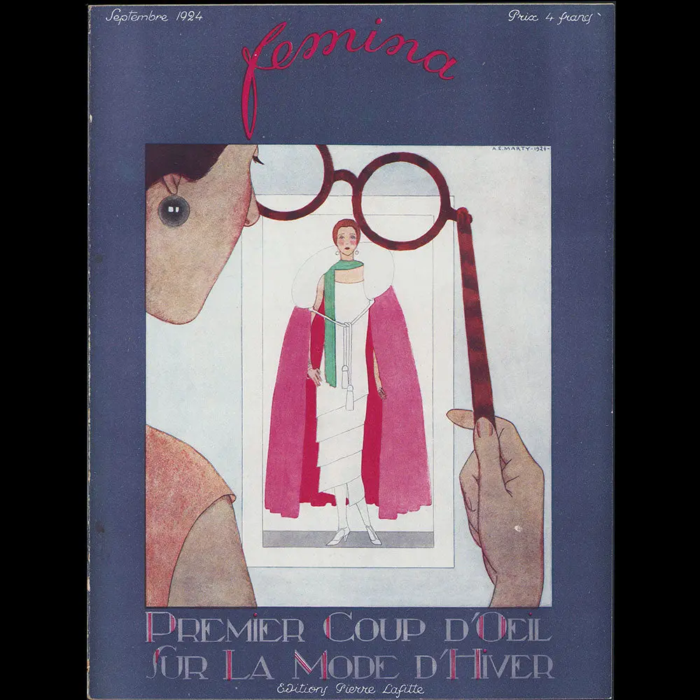 Fémina, Septembre 1924, Couverture D'andré Edouard Marty 1