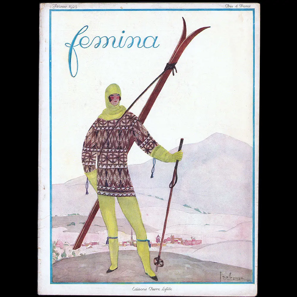 Fémina (Janvier 1925), Couverture De Georges Lepape 1