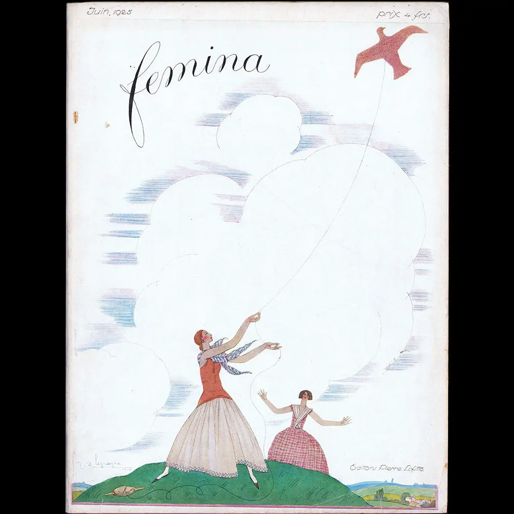 Fémina (Juin 1925), Couverture De Georges Lepape 1