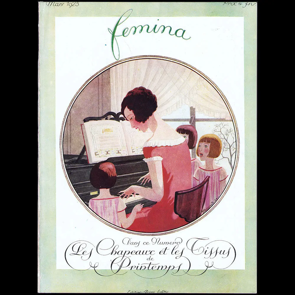 Fémina (Mars 1925), Couverture De Pierre Brissaud 1