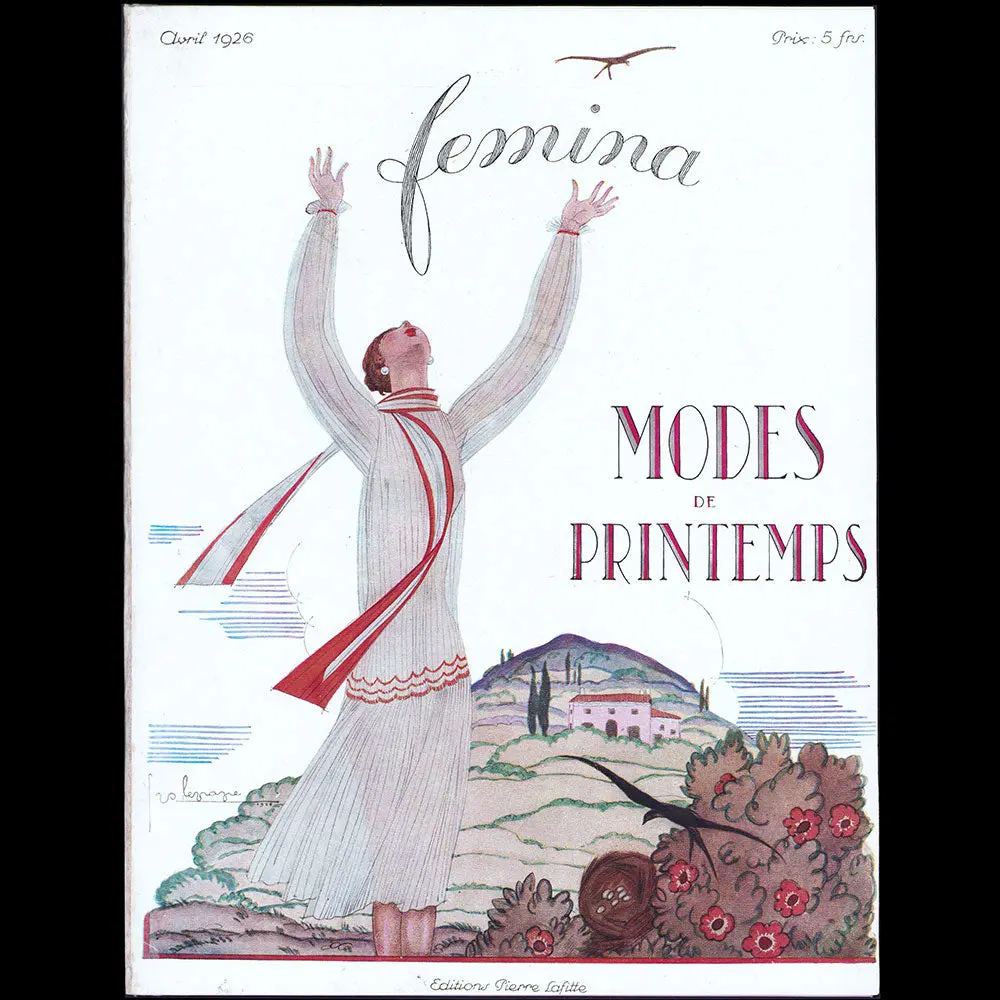 Fémina (Avril 1926), Couverture De Georges Lepape 1