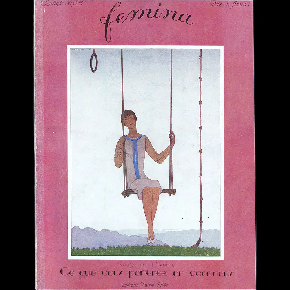 Fémina (Juillet 1926), Couverture D'andré-Edouard Marty 1