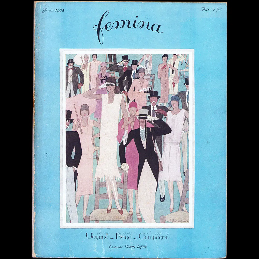 Fémina (Juin 1926), Couverture De Pierre Mourgue 1