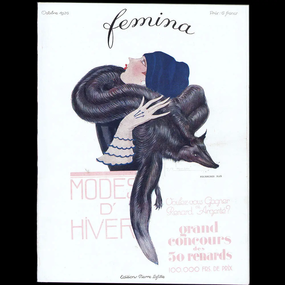 Fémina (Octobre 1926), Couverture Est De Georges Lepape 1