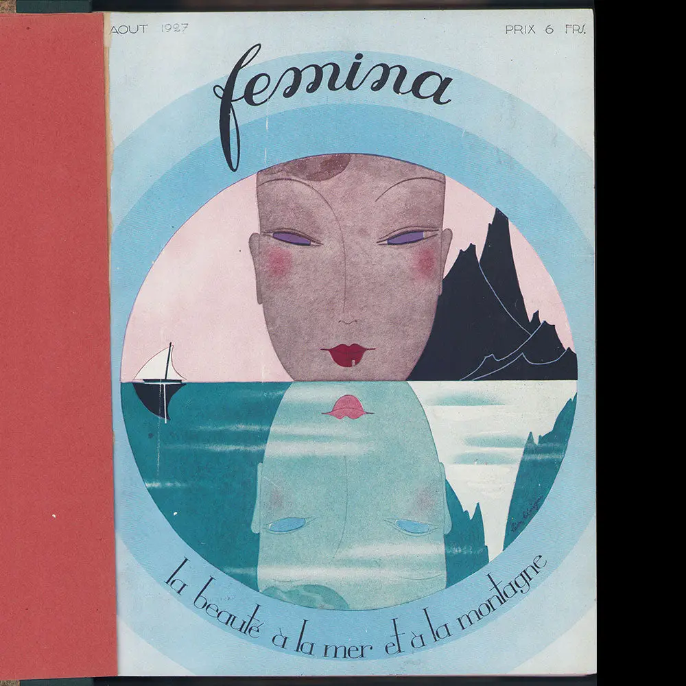 Fémina - Réunion De 5 Numéros De L'année 1927 (Août-Décembre) 2