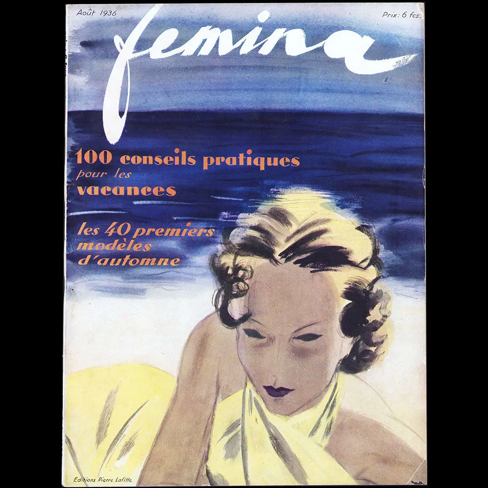 Fémina (Août 1936), Couverture De Jacques Demachy 1