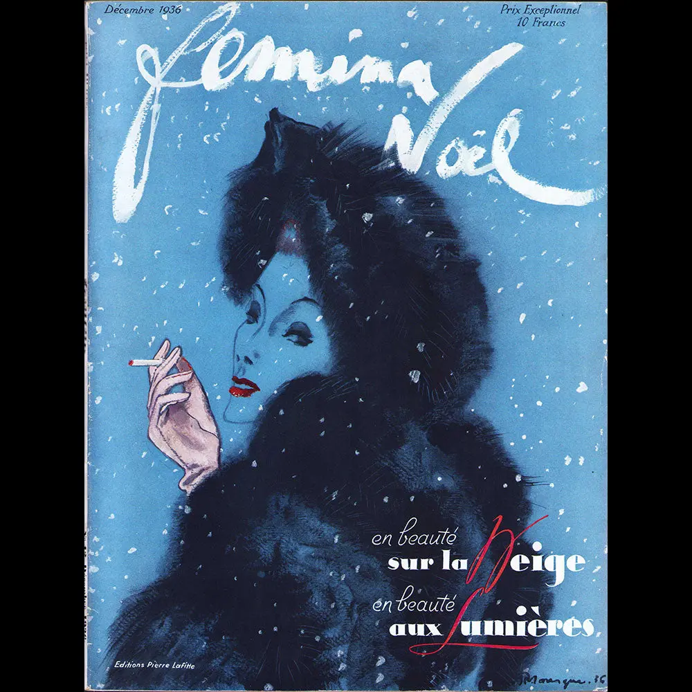 Fémina (Décembre 1936), Couverture De Pierre Mourgue 1