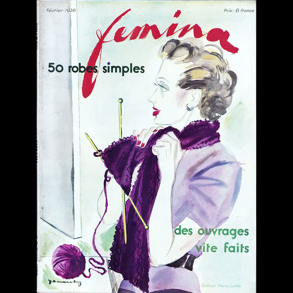 Fémina (Février 1936), Couverture De Demachy 1