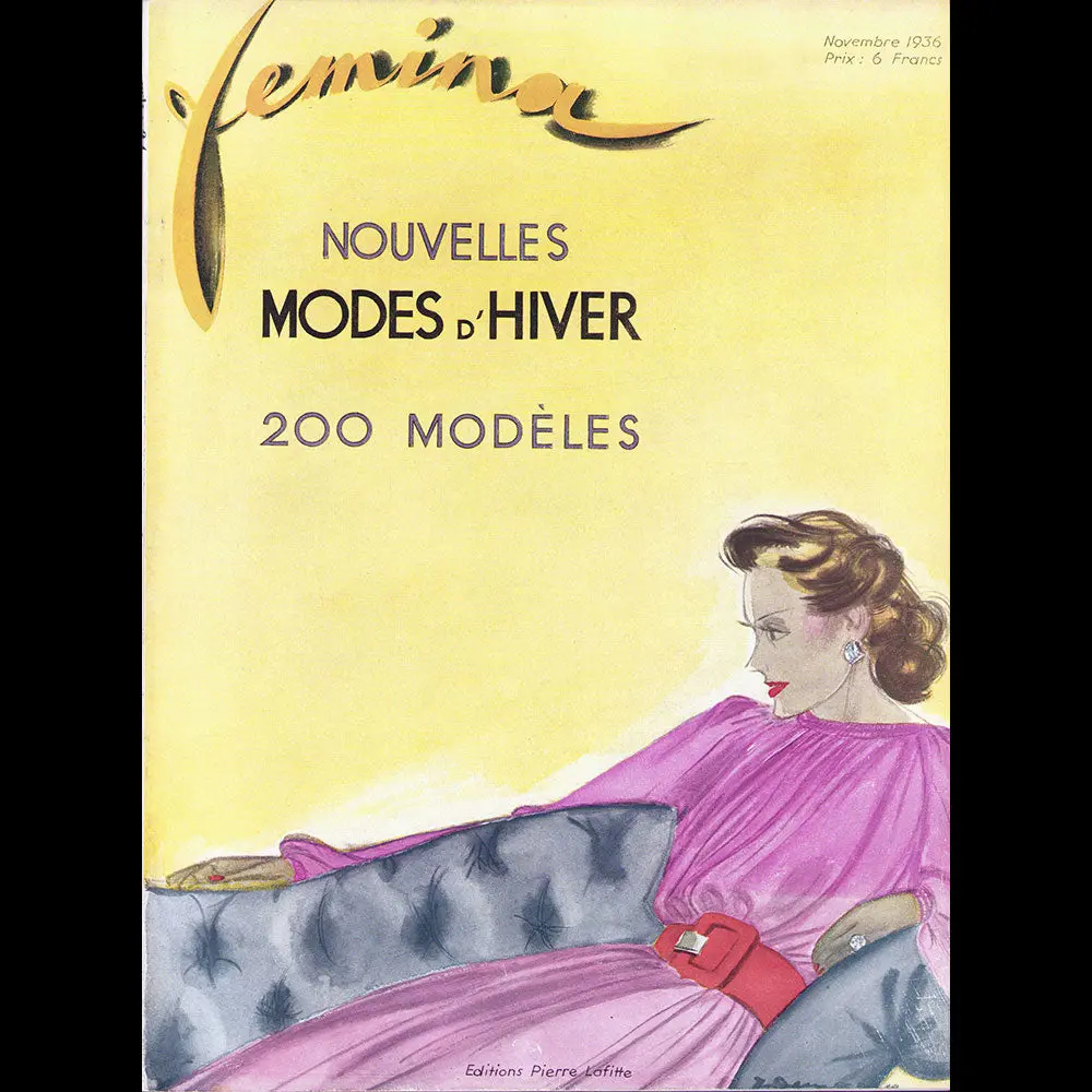 Fémina (Novembre 1936), Couverture De Demachy 1