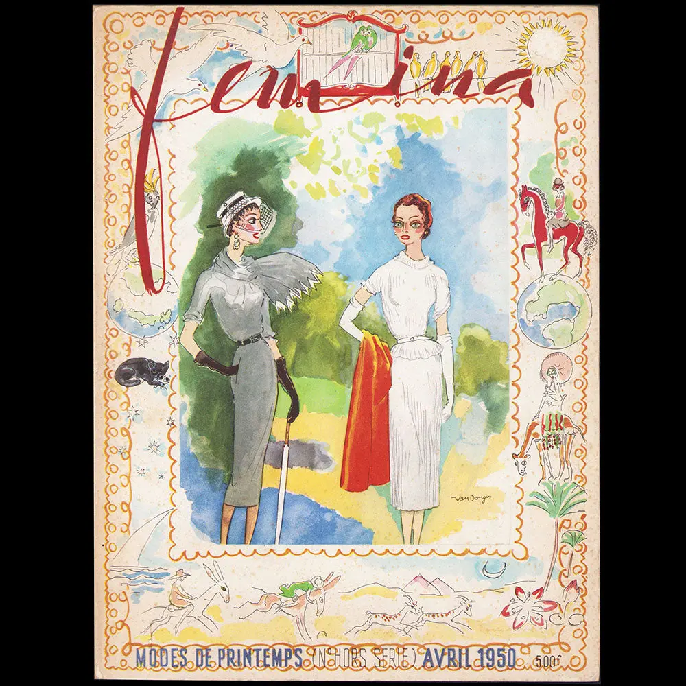 Fémina - Printemps 1950, Couverture De Kees Van Dongen 1