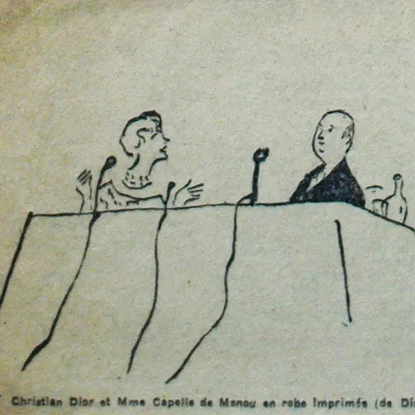 Christian Dior En Sorbonne - 4 Août 1955 1