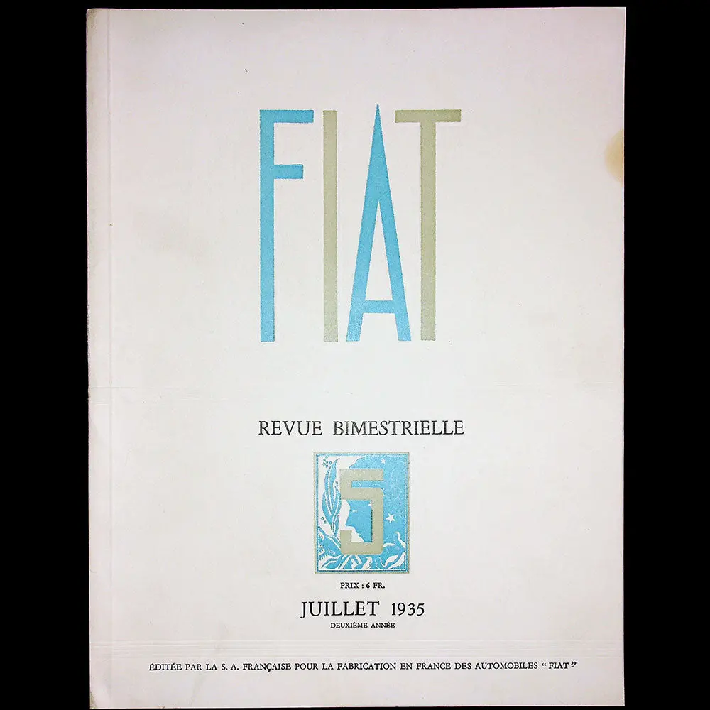 Revue Fiat, N°5 (Juillet 1935) 1