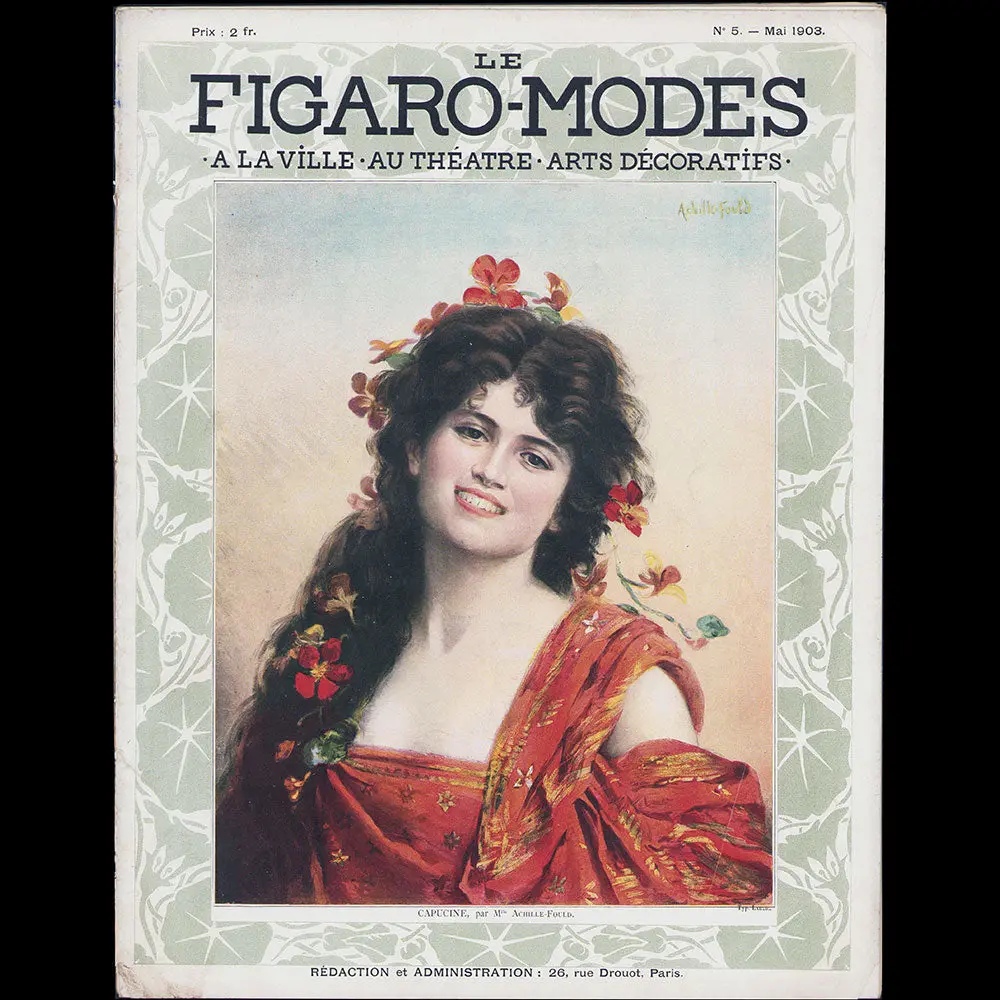 Le Figaro-Modes, Mai 1903, Couverture D'achille Fould 1