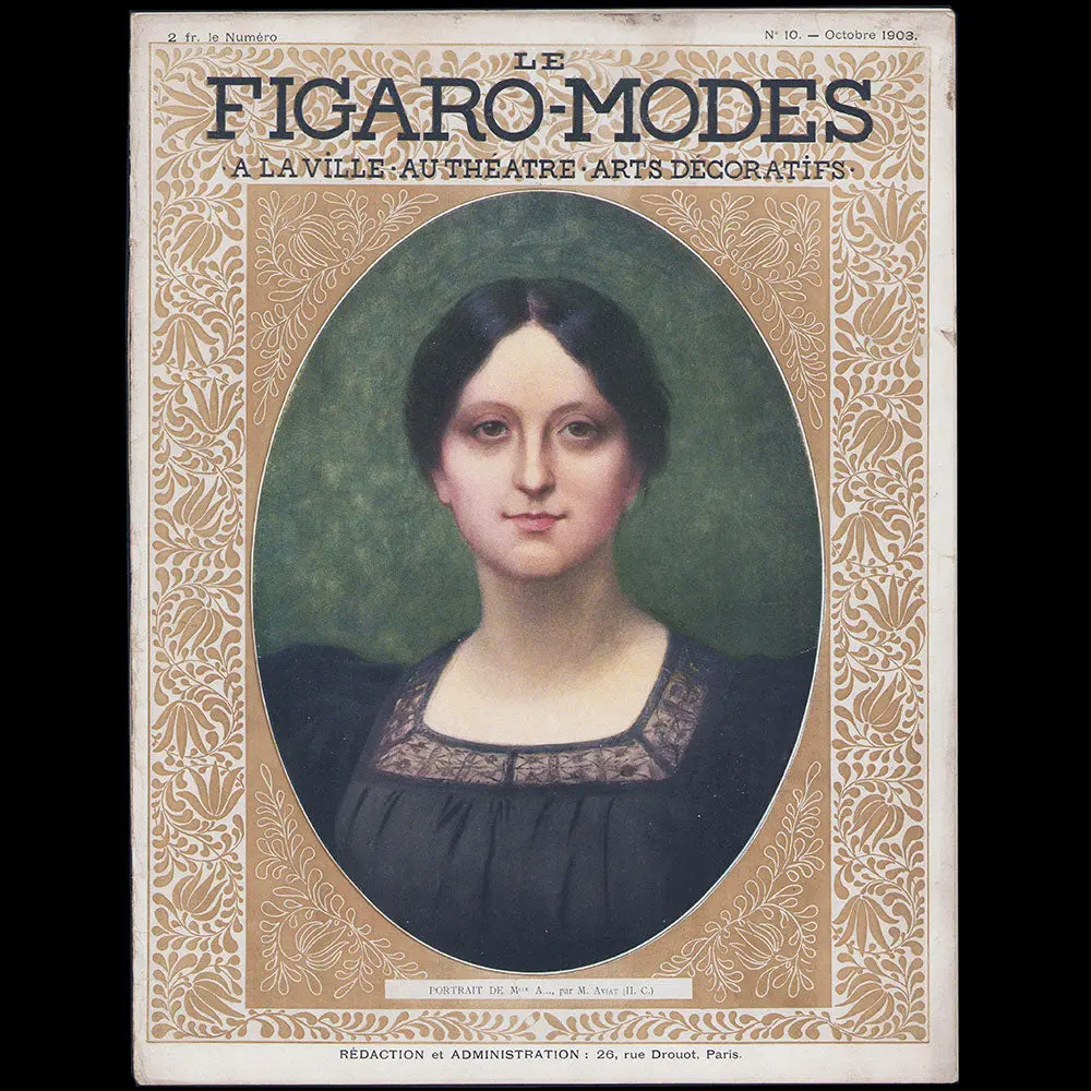 Le Figaro-Modes, Octobre 1903, Couverture D'aviat 1
