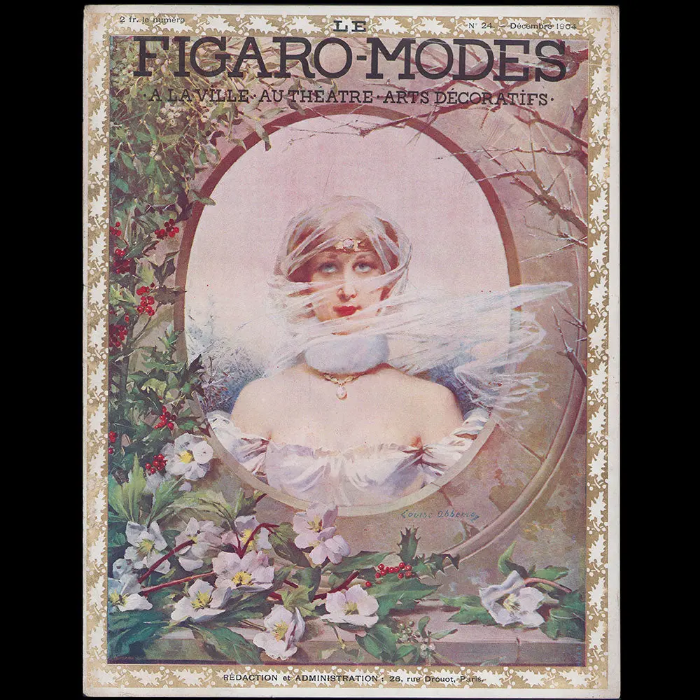Le Figaro-Modes, Décembre 1904, Couverture De Louise Abbema 1