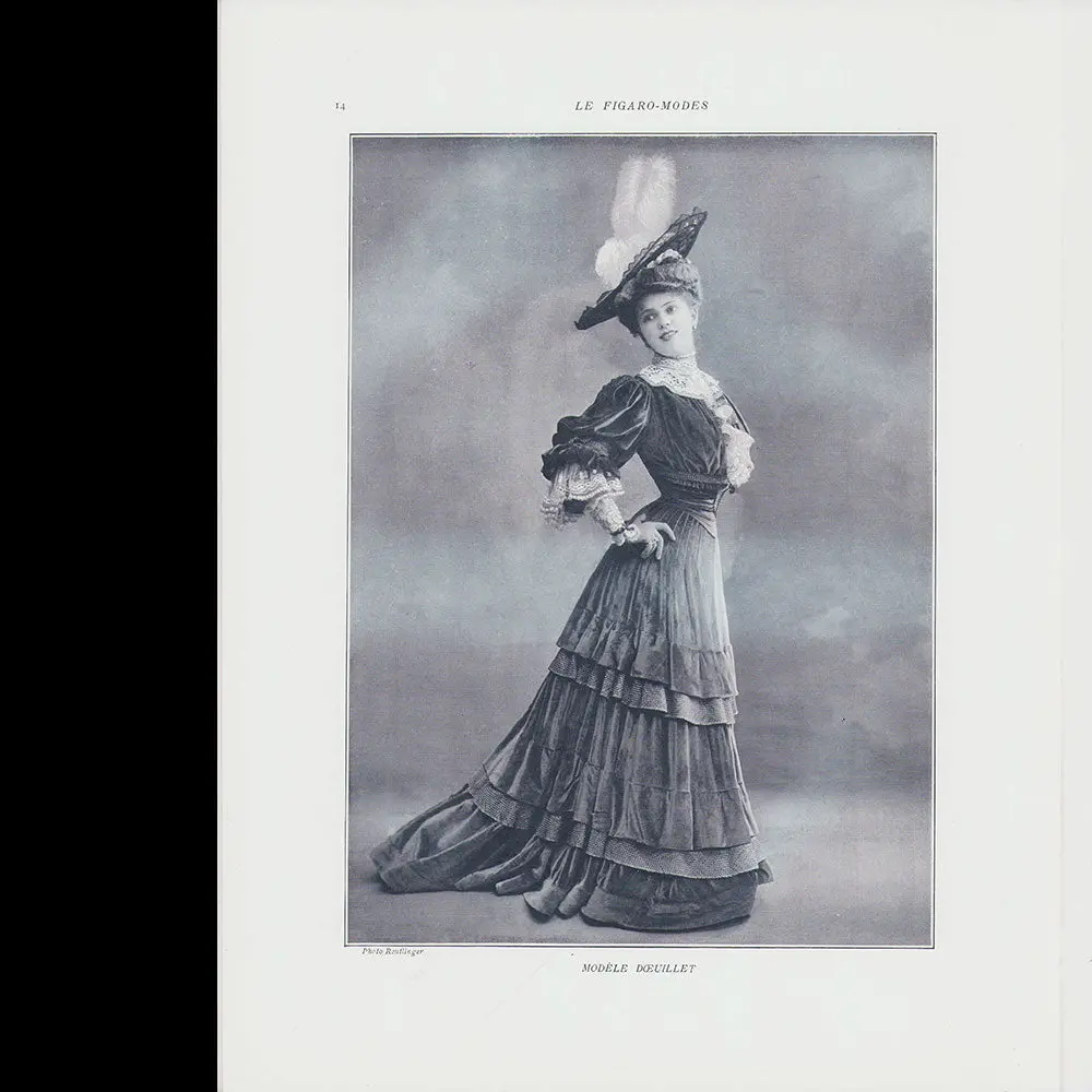 Le Figaro-Modes, Novembre 1904, Couverture De Juliette Dubufe-Wehrlé 2