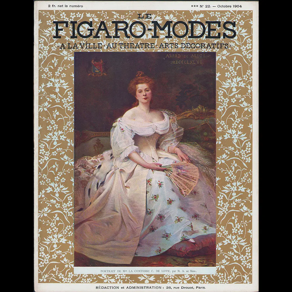 Le Figaro-Modes, Octobre 1904, Couverture D'arpad De Migl 1