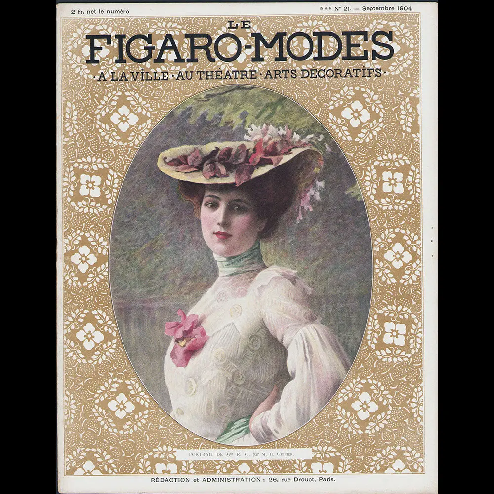 Le Figaro-Modes, Septembre 1904, Couverture D'henri Guinier 1
