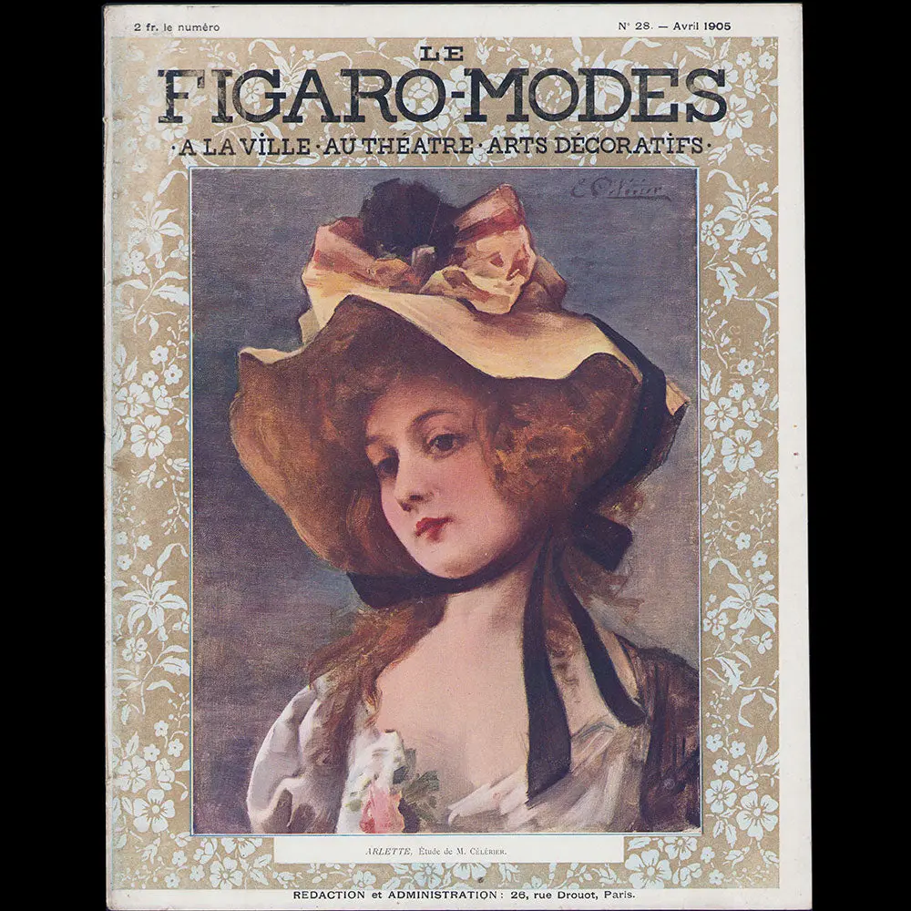 Le Figaro-Modes, Avril 1905, Couverture De Celerier 1
