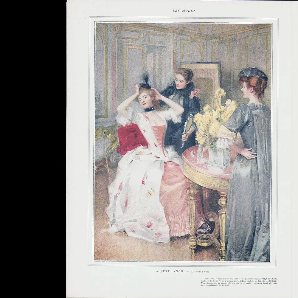 Le Figaro-Modes, Février 1905, Couverture De Vincent-Anglade 2