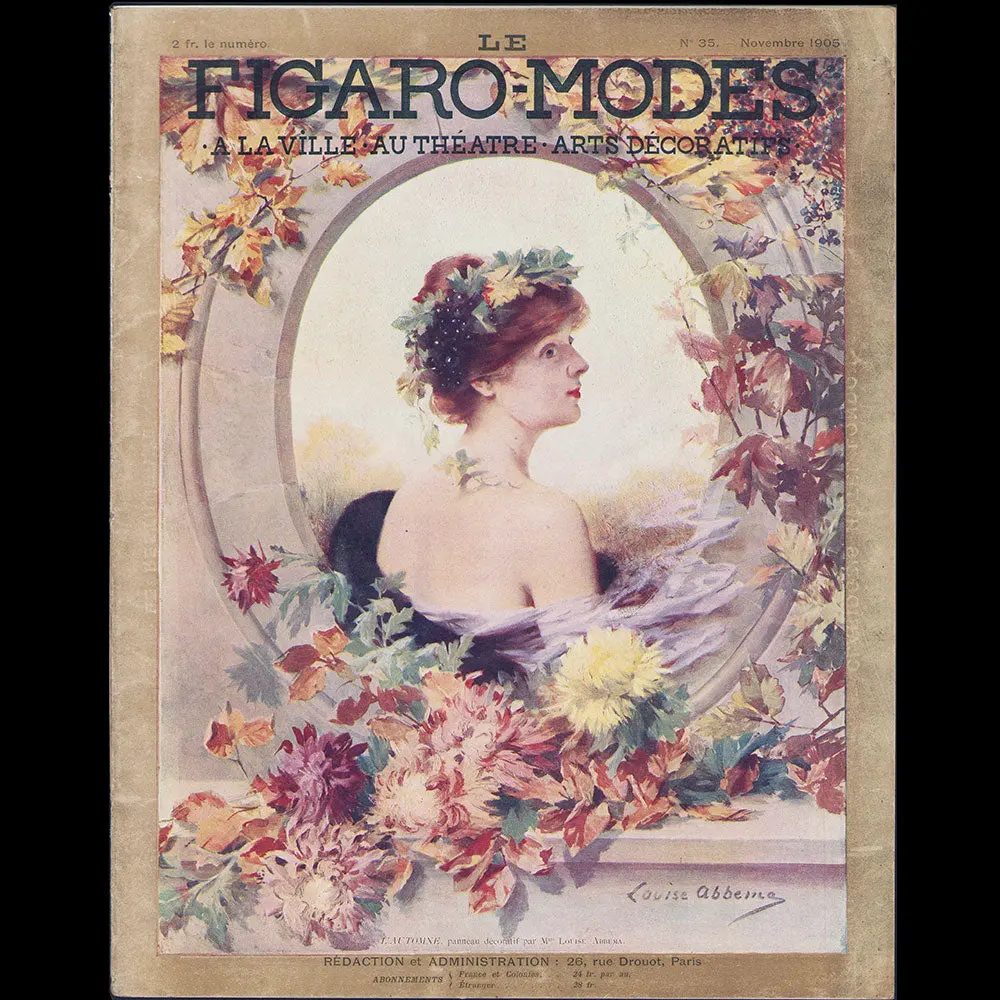 Le Figaro-Modes, Novembre 1905, Couverture De Louise Abbema 1