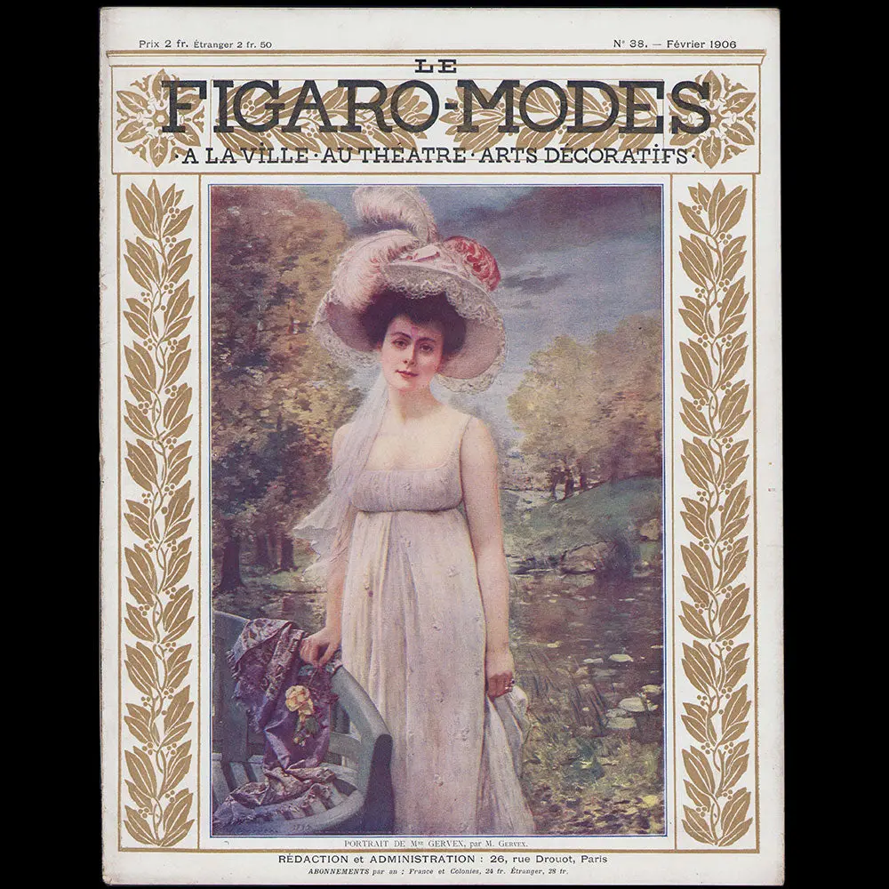Le Figaro-Modes, Février 1906, Couverture De Henri Gervex 1