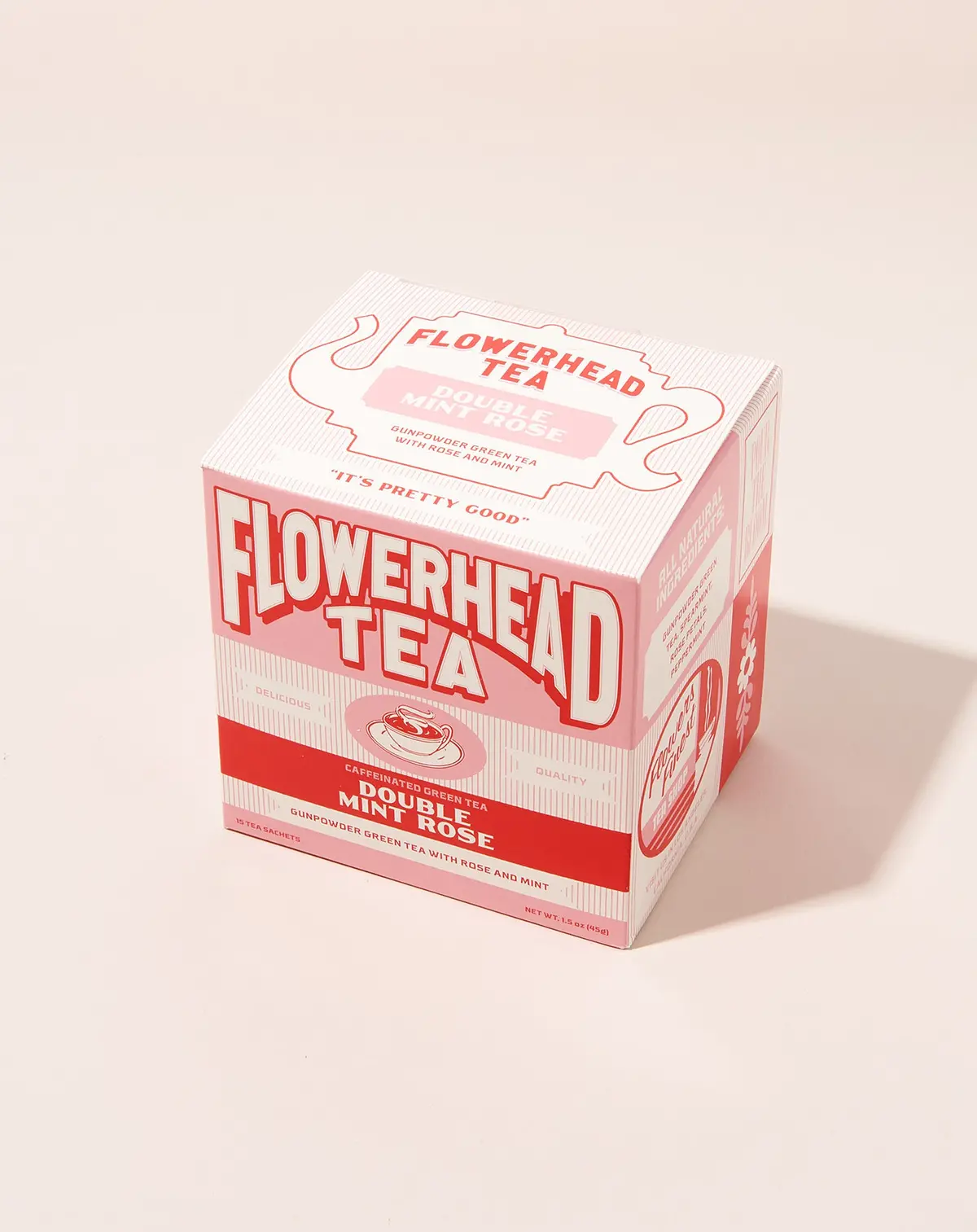 Double Mint Rose Tea Bags 1