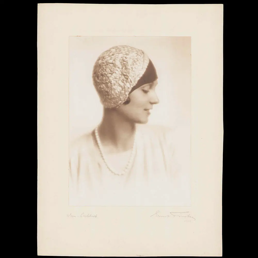 Caroline Reboux - Portrait De Lucienne Rabaté Par Ernst Förster (1928) 1