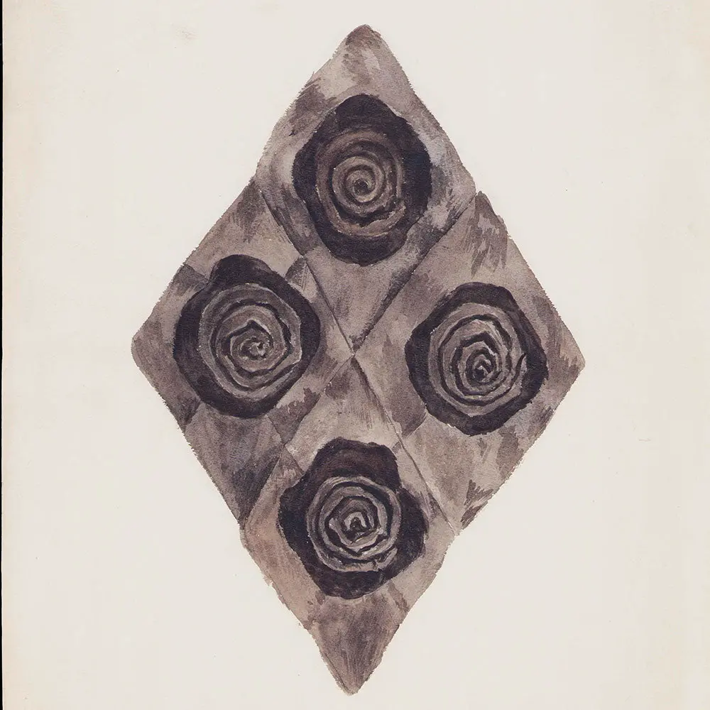 Fourrures Max - Dessin D'un Projet De Fourrure (Circa 1915-1925) 1