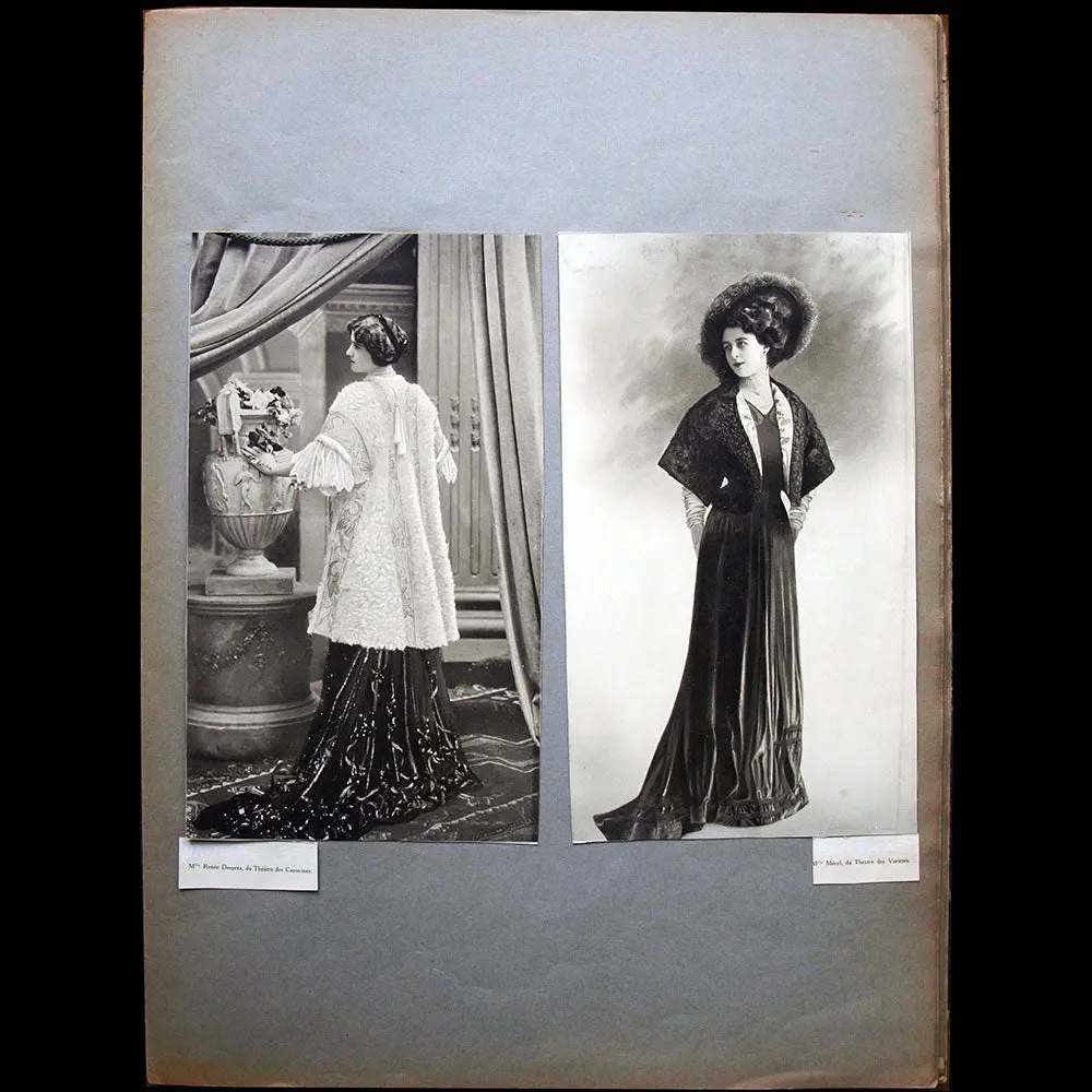 Fourrures Max - Réunion De 20 Photographies D'actrices (Circa 1907-1908) 1