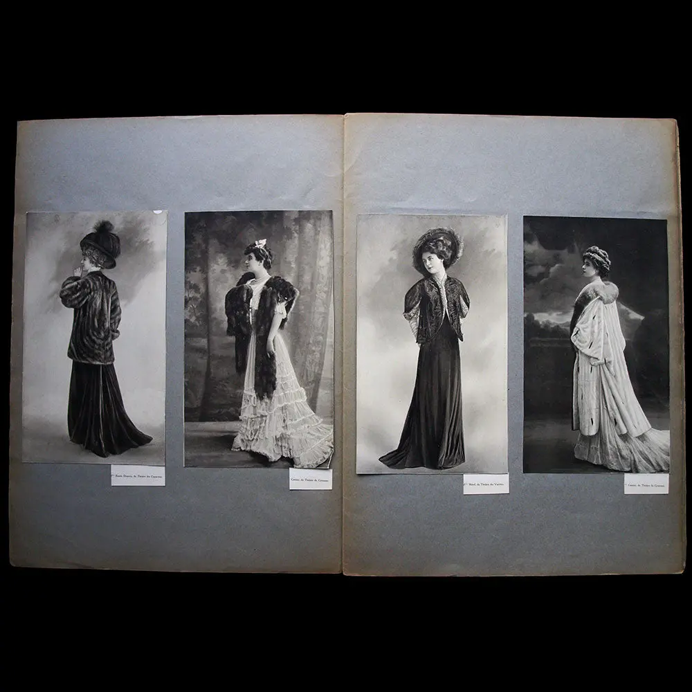 Fourrures Max - Réunion De 20 Photographies D'actrices (Circa 1907-1908) 2