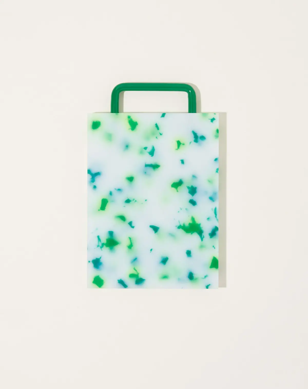 Small Cutting Board In Green And White 1