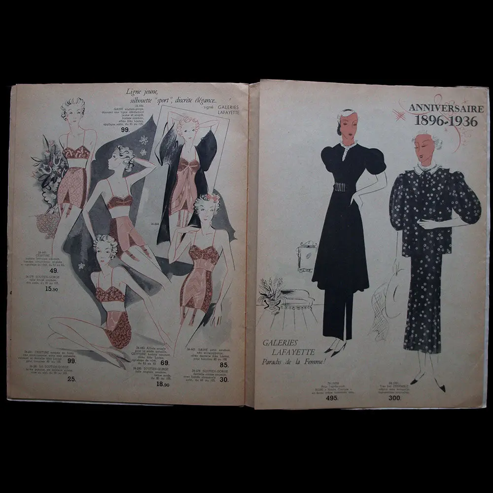 Aux Galeries Lafayette, Mai 1896-Mai 1936, Anniversaire, Deux Fois 20 Ans, Plus Jeunes Que Jamais (1936) 2