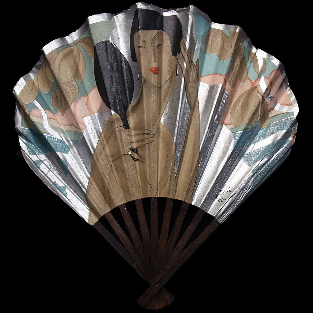 Galeries Lafayette - Eventail Illustré Par Jean-Gabriel Domergue Et Gabriel Ferro (1926) 2
