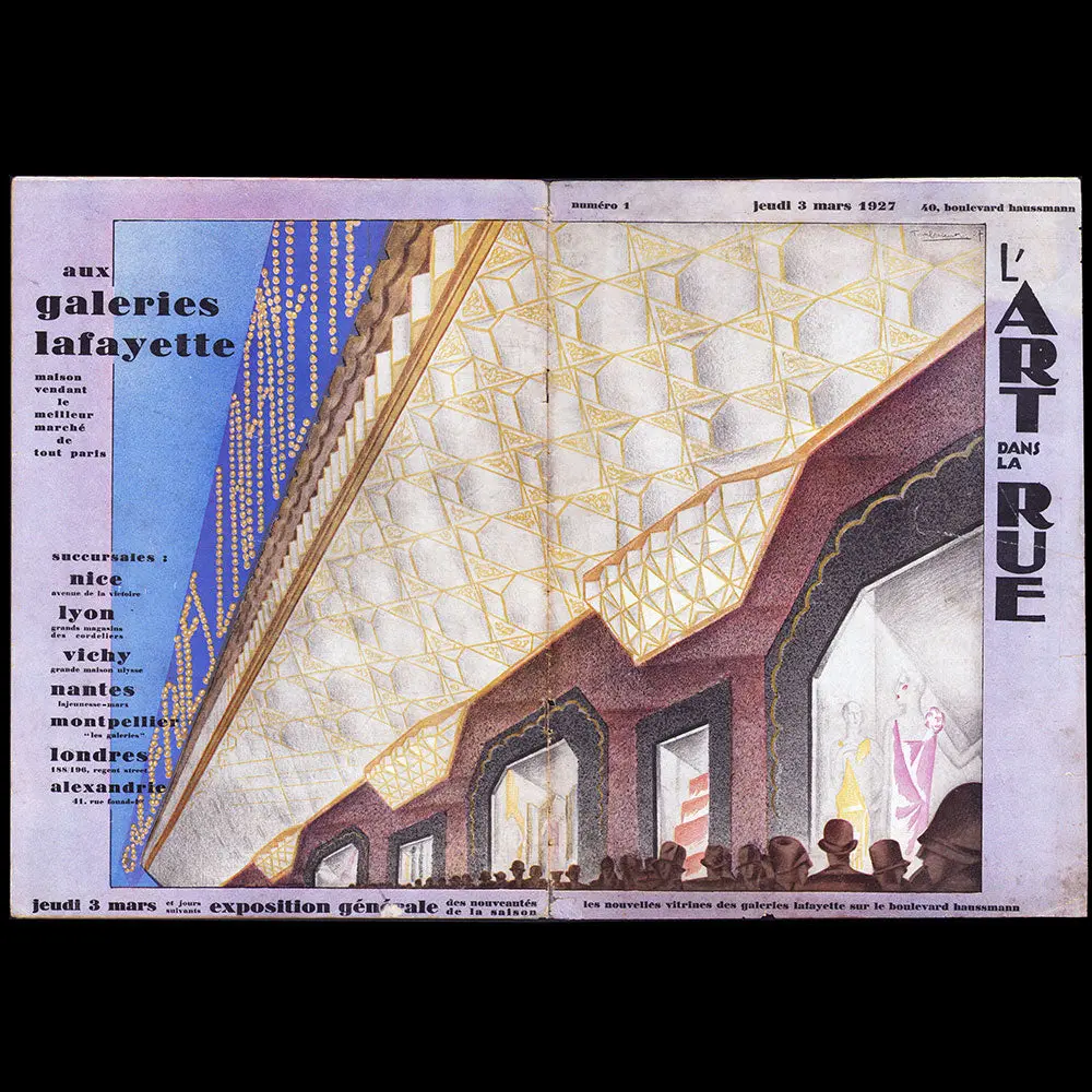 Les Galeries Lafayette - L'art Dans La Rue, N°1, Mars 1927 2