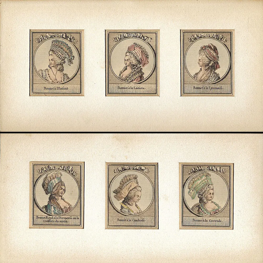Gallerie Des Modes Et Costumes Français, 10Ème Suite De Coiffures (1783) 1