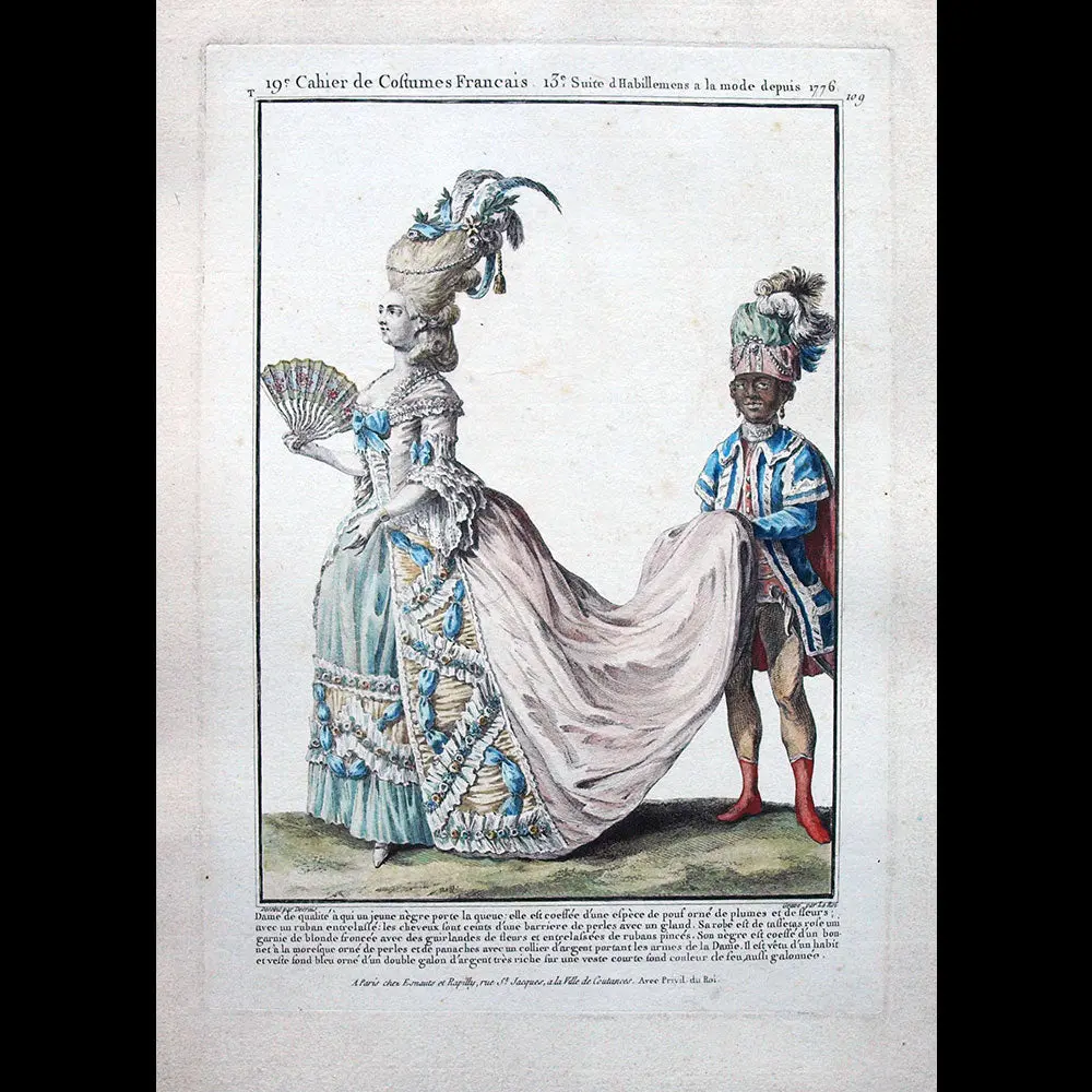 Gallerie Des Modes Et Costumes Français, Gravure N° T 109, Dame De Qualité (1779) 1