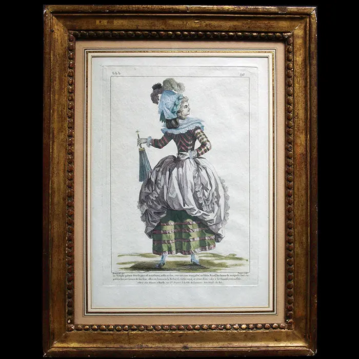Gallerie Des Modes Et Costumes Français, 1778-1787, Gravure N° Bbb 293, La Nymphe Galante (1785) 2