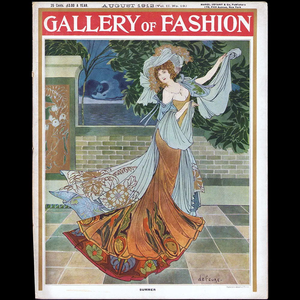 Gallery Of Fashion (Août 1912), Version Américaine De La Revue Les Modes 1