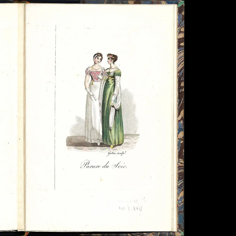 Réunion De 7 Planches Du Miroir Des Grâces (1811) Et De L'annuaire Des Modes De Paris (1814) 2